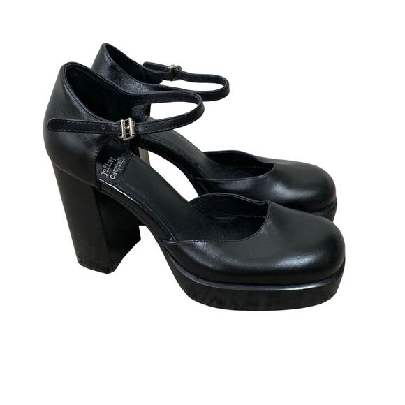 Jeffrey Campbell Shoes - JEFFREY CAMPBELL Star-Man Platform Pumps Black Mary Jane Size 7
